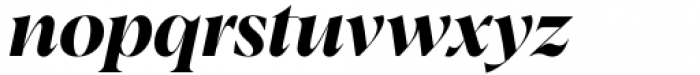 Albra Display Semi Italic Font LOWERCASE