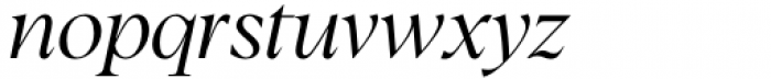 Albra Light Italic Font LOWERCASE