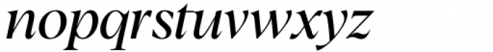 Albra Regular Italic Font LOWERCASE
