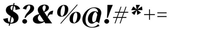 Albra Sans Bold Italic Font OTHER CHARS