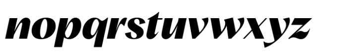 Albra Sans Bold Italic Font LOWERCASE