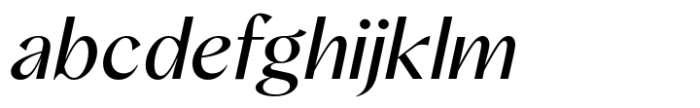 Albra Sans Regular Italic Font LOWERCASE