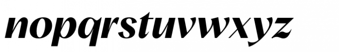 Albra Sans Semi Italic Font LOWERCASE
