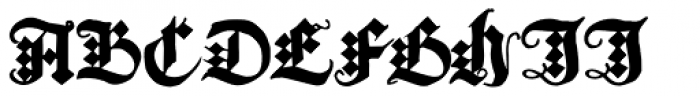 Albrecht Durer Gothic Font UPPERCASE