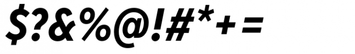 Albula Condensed Pro Bold Oblique Font OTHER CHARS