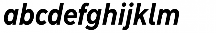 Albula Condensed Pro Bold Oblique Font LOWERCASE