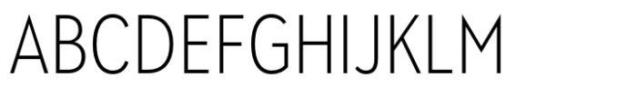 Albula Condensed Pro Light Font UPPERCASE