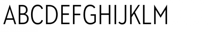 Albula Condensed Pro Semi Light Font UPPERCASE