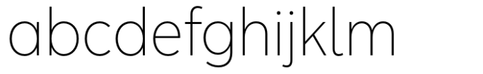 Albula Narrow Pro Extra Light Font LOWERCASE
