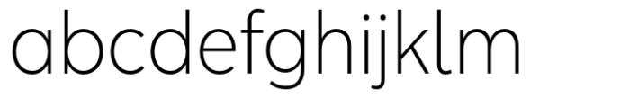 Albula Narrow Pro Light Font LOWERCASE