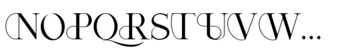 Alcantera Serif SS Font LOWERCASE