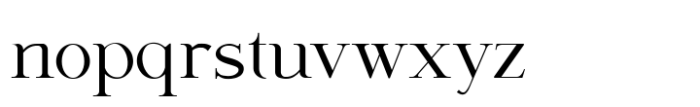 Alcantera Serif Font LOWERCASE