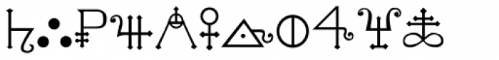 Alchemy B Regular Font LOWERCASE