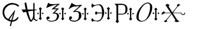Alchemy C Regular Font OTHER CHARS