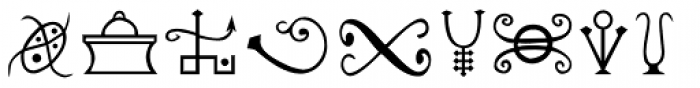 Alchemy C Regular Font UPPERCASE