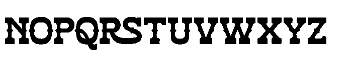 Alchemy Rustic  Rough Regular Font UPPERCASE