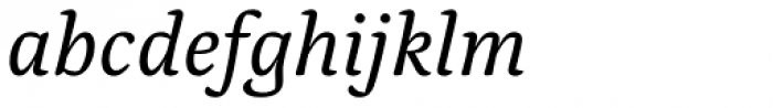 Alda Italic Font LOWERCASE