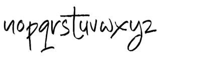 Aldenburg Regular Font LOWERCASE