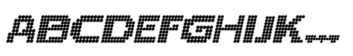 Aldercy Disco Italic Font UPPERCASE