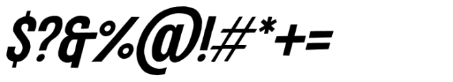 Alderwood Oblique Font OTHER CHARS