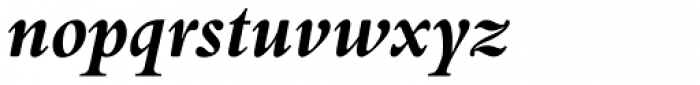 Aldine 401 Bold Italic Font LOWERCASE