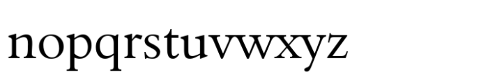 Aldine 401 Std Roman Font LOWERCASE
