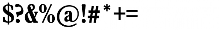 Aldine 721 Bold Condensed Font OTHER CHARS