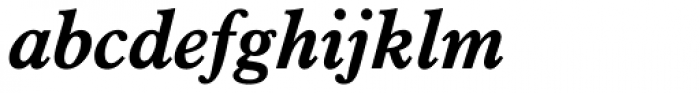 Aldine 721 Bold Italic Font LOWERCASE