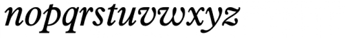 Aldine 721 Italic Font LOWERCASE