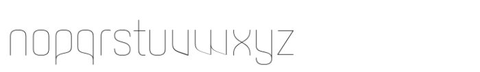 Aldo Pro Round Hairline Font LOWERCASE
