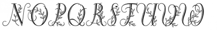 Alea AS Initials Font LOWERCASE