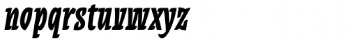 Alebrije Condensed Black Italic Font LOWERCASE