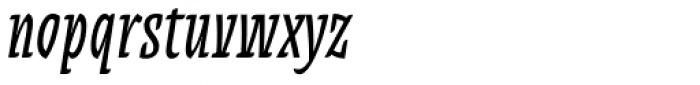 Alebrije Condensed Medium Italic Font LOWERCASE