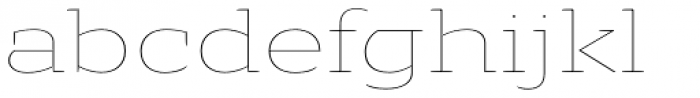 Alebrije Expanded Hairline Font LOWERCASE