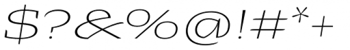 Alebrije Expanded Light Italic Font OTHER CHARS
