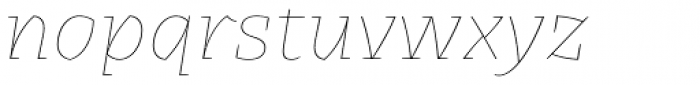 Alebrije Hairline Italic Font LOWERCASE
