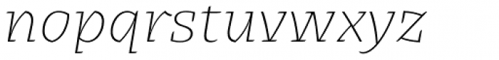 Alebrije Light Italic Font LOWERCASE