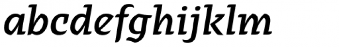 Alebrije Medium Italic Font LOWERCASE