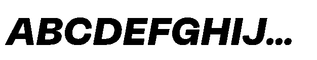 Alecrim Black Italic Font UPPERCASE