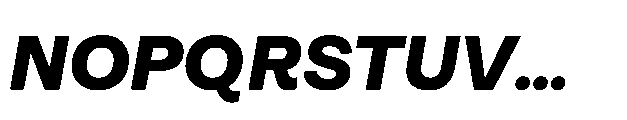 Alecrim Black Italic Font UPPERCASE