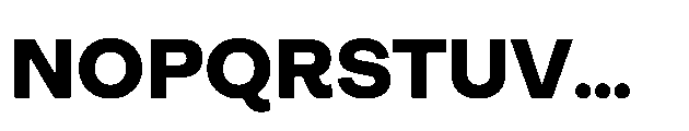 Alecrim Black Font UPPERCASE
