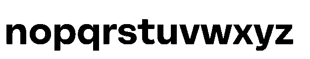 Alecrim Extra Bold Font LOWERCASE