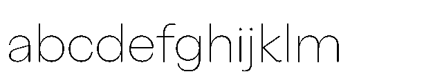Alecrim Extra Light FONT