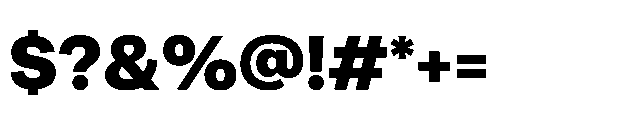 Alecrim Heavy Font OTHER CHARS