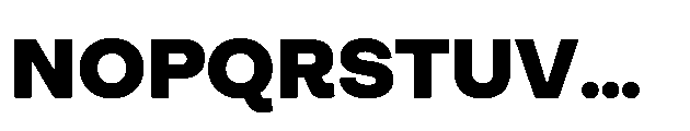 Alecrim Heavy Font UPPERCASE