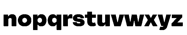 Alecrim Heavy Font LOWERCASE