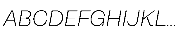 Alecrim Light Italic Font UPPERCASE