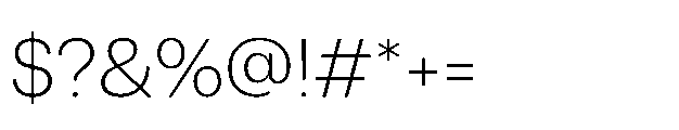 Alecrim Light Font OTHER CHARS