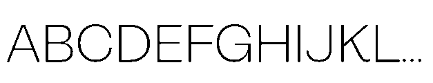Alecrim Light Font UPPERCASE