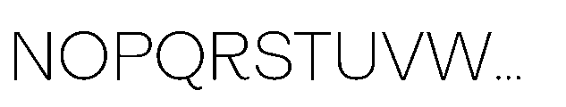 Alecrim Light Font UPPERCASE